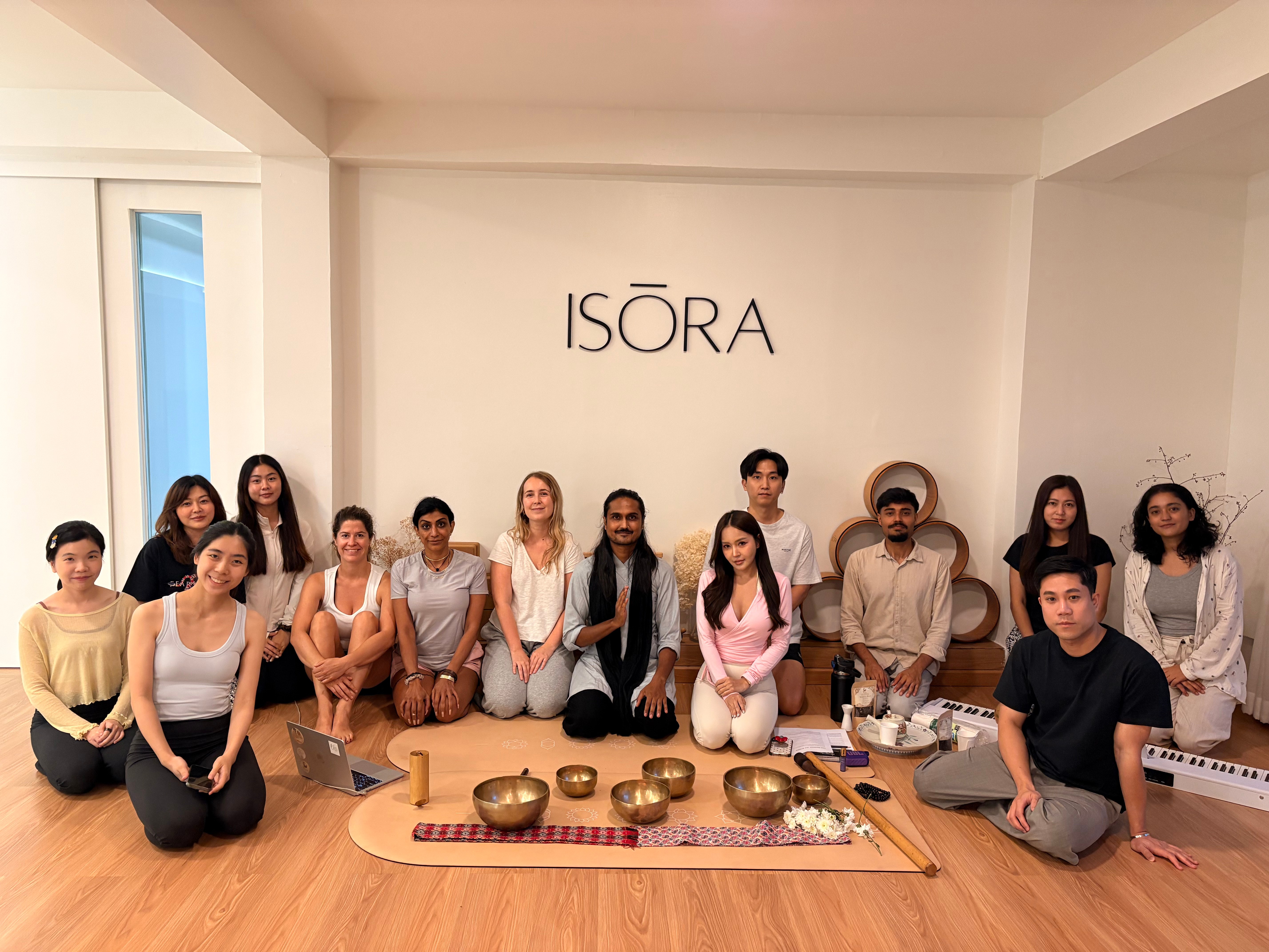 Participants gathered during the first Reset Session at Isora Wellness on 14 August